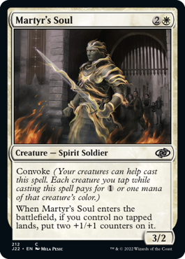 [212]【EN】殉教者の魂/Martyr's Soul【J22】[C][白]