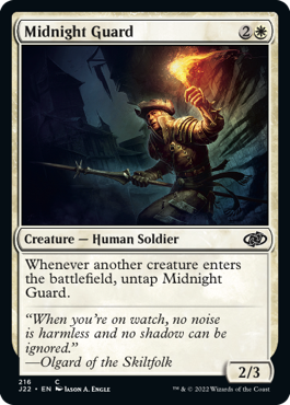 [216]【EN】深夜の護衛/Midnight Guard【J22】[C][白]