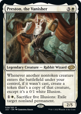 [008]【EN】消失師、プレストン/Preston, the Vanisher【J22】[R][白]