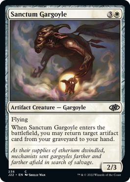 [236]【EN】聖域のガーゴイル/Sanctum Gargoyle【J22】[C][白]