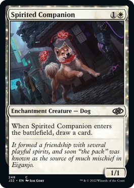 [248]【EN】神憑く相棒/Spirited Companion【J22】[C][白]
