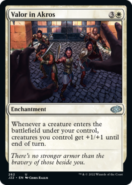 [262]【EN】アクロスでの武勇/Valor in Akros【J22】[U][白]