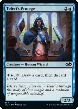 [359]【EN】テフェリーの徒弟/Teferi's Protege【J22】[C][青]
