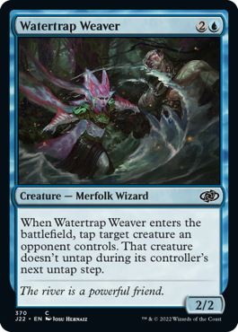 [370]【EN】水罠織り/Watertrap Weaver【J22】[C][青]