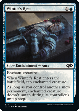 [374]【EN】冬の休眠/Winter's Rest【J22】[C][青]