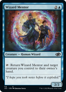 [116]【EN】魔術師の導師/Wizard Mentor【J22】[C][青]
