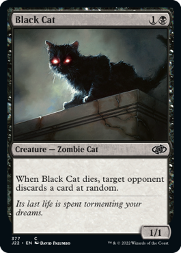 [377]【EN】黒猫/Black Cat【J22】[C][黒]