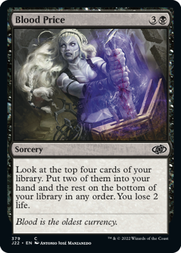 [379]【EN】血の対価/Blood Price【J22】[C][黒]