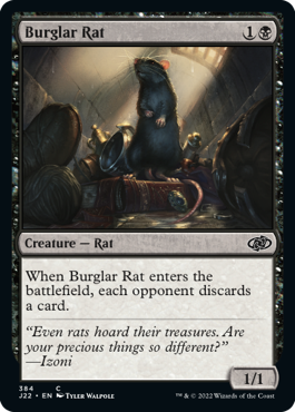 [384]【EN】泥棒ネズミ/Burglar Rat【J22】[C][黒]