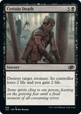 [386]【EN】生命の危機/Certain Death【J22】[C][黒]