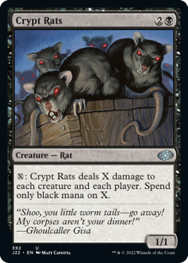 [392]【EN】墓所のネズミ/Crypt Rats【J22】[U][黒]