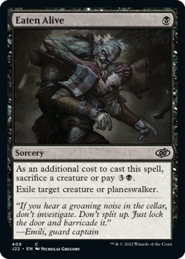 [409]【EN】踊り食い/Eaten Alive【J22】[C][黒]