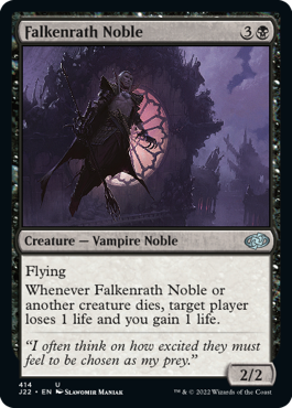 [414]【EN】ファルケンラスの貴族/Falkenrath Noble【J22】[U][黒]