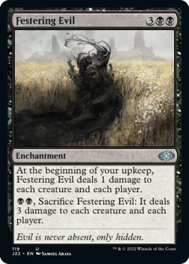 [119]【EN】悪のただれ/Festering Evil【J22】[U][黒]