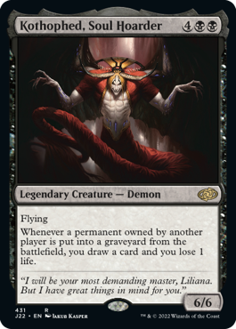 [431]【EN】魂の貯蔵者、コソフェッド/Kothophed, Soul Hoarder【J22】[R][黒]