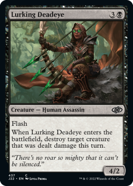 [437]【EN】隠れ潜む名射手/Lurking Deadeye【J22】[C][黒]