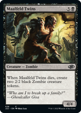 [438]【EN】マルフェルドの双子/Maalfeld Twins【J22】[C][黒]