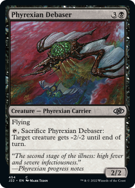 [454]【EN】ファイレクシアの堕落者/Phyrexian Debaser【J22】[C][黒]