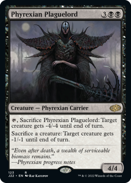[123]【EN】ファイレクシアの疫病王/Phyrexian Plaguelord【J22】[R][黒]