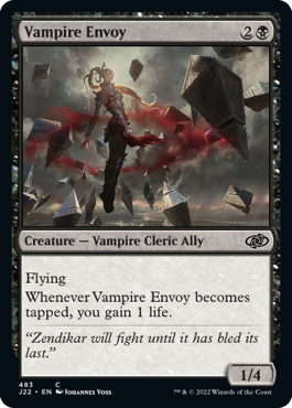 [483]【EN】吸血鬼の特使/Vampire Envoy【J22】[C][黒]