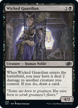 [489]【EN】意地悪な後見人/Wicked Guardian【J22】[C][黒]