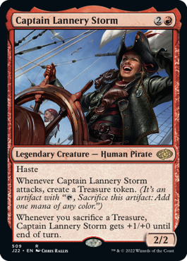 [509]【EN】風雲船長ラネリー/Captain Lannery Storm【J22】[R][赤]