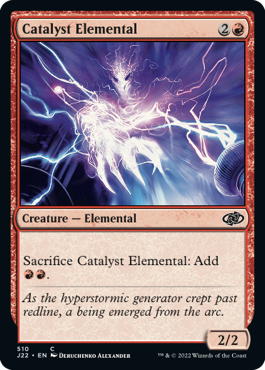 [510]【EN】触媒の精霊/Catalyst Elemental【J22】[C][赤]