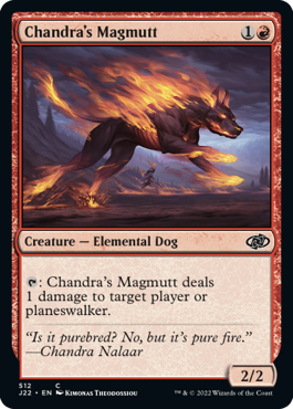 [512]【EN】チャンドラのマグムット/Chandra's Magmutt【J22】[C][赤]