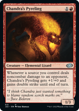 [513]【EN】チャンドラの紅蓮獣/Chandra's Pyreling【J22】[U][赤]