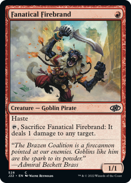[528]【EN】狂信的扇動者/Fanatical Firebrand【J22】[C][赤]