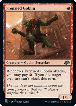 [536]【EN】激情のゴブリン/Frenzied Goblin【J22】[C][赤]