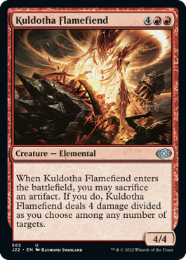[565]【EN】カルドーサの炎魔/Kuldotha Flamefiend【J22】[U][赤]