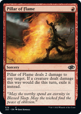 [579]【EN】火柱/Pillar of Flame【J22】[C][赤]