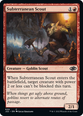 [609]【EN】地底の斥候/Subterranean Scout【J22】[C][赤]