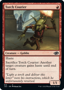 [614]【EN】松明の急使/Torch Courier【J22】[C][赤]