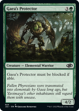 [664]【EN】ガイアの守護者/Gaea's Protector【J22】[C][緑]