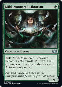 [041]【EN】温厚な司書/Mild-Mannered Librarian【J22】[U][緑]