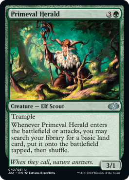 [042]【EN】原始の伝令/Primeval Herald【J22】[U][緑]