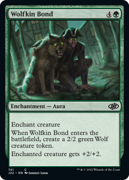 [741]【EN】狼族の絆/Wolfkin Bond【J22】[C][緑]
