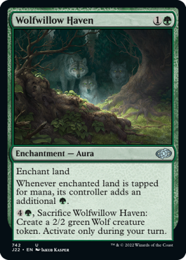 [742]【EN】狼柳の安息所/Wolfwillow Haven【J22】[U][緑]