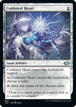 [094]【EN】冷鉄の心臓/Coldsteel Heart【J22】[U][茶]