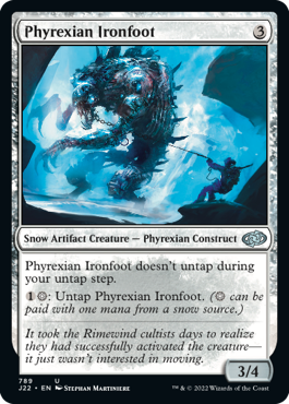 [789]【EN】ファイレクシアの鉄足/Phyrexian Ironfoot【J22】[U][茶]