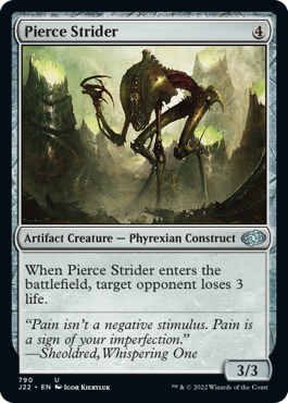[790]【EN】貫く徘徊者/Pierce Strider【J22】[U][茶]