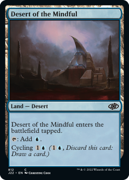 [812]【EN】周到の砂漠/Desert of the Mindful【J22】[C][土地]