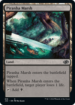 [818]【EN】ピラニアの湿地/Piranha Marsh【J22】[C][土地]