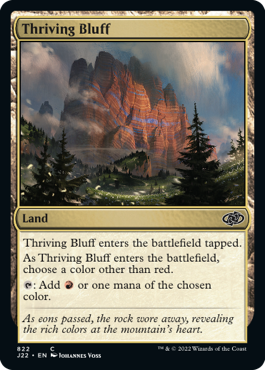[822]【EN】興隆する絶壁/Thriving Bluff【J22】[C][土地]