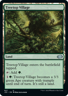 [827]【EN】樹上の村/Treetop Village【J22】[U][土地]