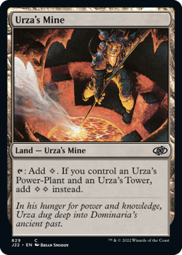 [829]【EN】ウルザの鉱山/Urza's Mine【J22】[C][土地]