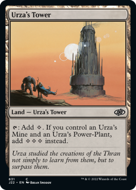 [831]【EN】ウルザの塔/Urza's Tower【J22】[C][土地]