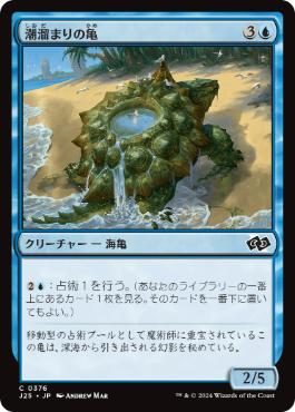 [376]【JP】潮溜まりの亀/Tidepool Turtle【J25】[C][青]